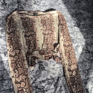 Rue21 Print Crop Top